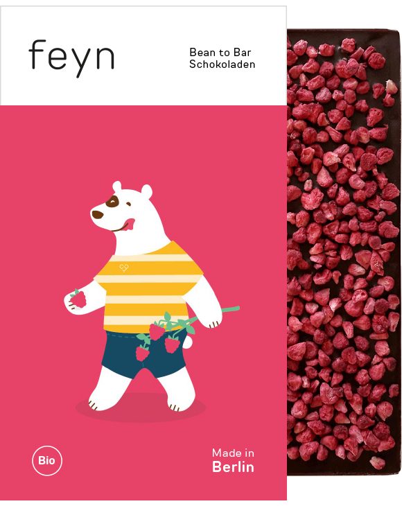 72% Ecuador mit Himbeeren