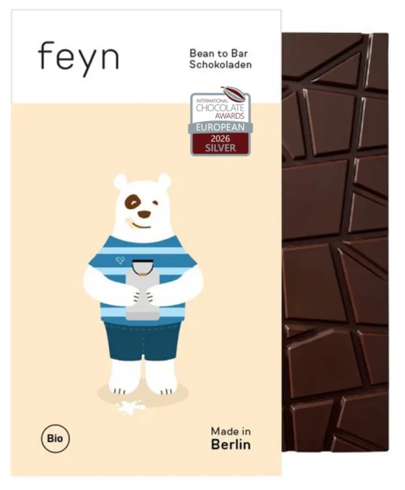 Tafelschokolade - 49% Guatemala mit Vollmilch - Bean to Bar - Bio - Made in Berlin - 70 g - Silber bei den International Chocolate Awards 2026
