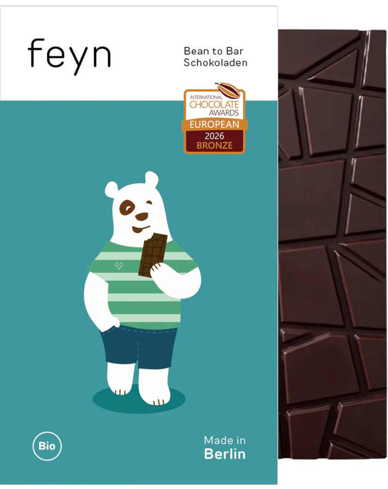 Chocolate bar - 68% Nicaragua - Bean to Bar - Organic - Made in Berlin - 70 g - Bronze at the International Chocolate Awards 2026
